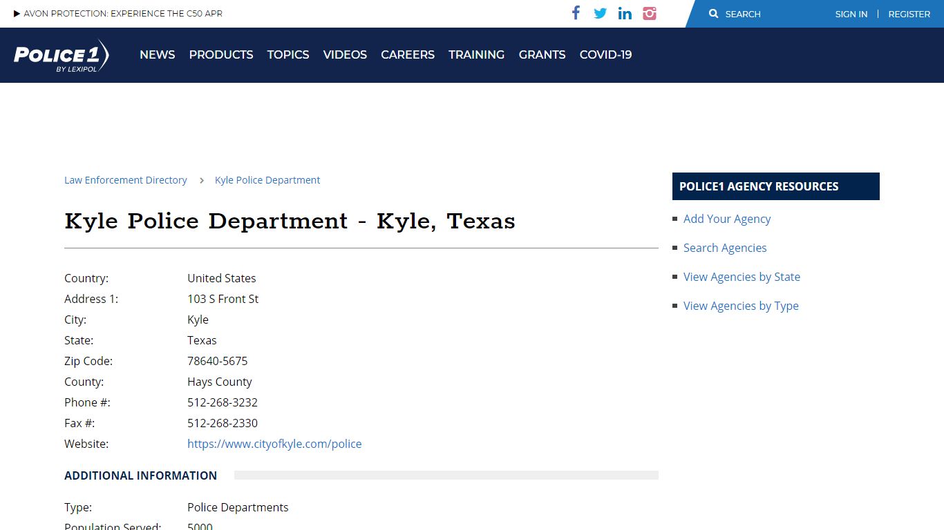 Kyle Police Department - Kyle, Texas